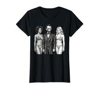Cool Abe Lincoln avec des Babes Bikini Americana T-Shirt Graphique avec Valeur