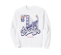 Cool Abstract Brooklyn Bridge New York Illustration Graphic Sweatshirt