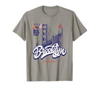 Cool Abstract Brooklyn Bridge New York Illustration Graphic T-Shirt