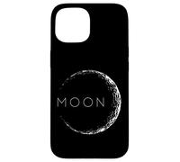 Cool Abstract Moon Illustration Novelty Graphic Designs Coque pour iPhone 15