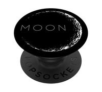 Cool Abstract Moon Illustration Novelty Graphic Designs PopSockets PopGrip Adhésif