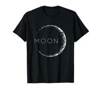 Cool Abstract Moon Illustration Novelty Graphic Designs T-Shirt