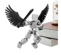 Cool Action Figures - 3D Printed 15x15cm | Movable Joint Toy, DIY Building Figure | Educational Boys Action Figures Kids Building Games For Home School Classroom Travel Camping Picnic Birthday Holiday