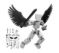 Cool Action Figures | 3D Printed Interactive Movable Joints,15x15cm Boys Action Figures Kids Building GamesCollectible Model Kit,for Home School Classroom Travel Camping Picnic Birthday Holiday Party