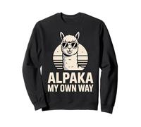 Cool Alpaka My Own Way Lunettes de Soleil rétro en alpaga Sweatshirt