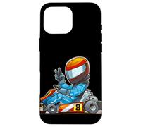 Cool Amazing Karting Race of Champions Illustration Graphic Coque pour iPhone 16 Pro Max