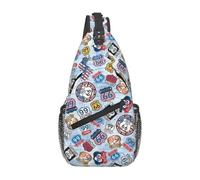 Cool America's Highway Mother Road Route 66 Sac à bandoulière pour le cyclisme, le camping, les hommes, sac à dos à bandoulière, sac à dos