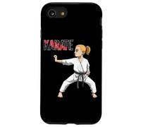 Cool Arts Martiaux Karaté Fille Combattante Coque pour iPhone SE (2020) / 7/8