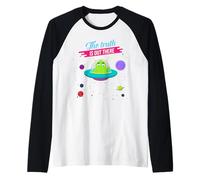 Cool Astronaut Alien, Funny Sarcastic Space Astronaut Alien Manche Raglan