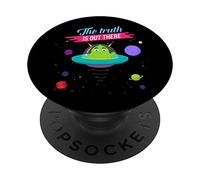Cool Astronaut Alien, Funny Sarcastic Space Astronaut Alien PopSockets PopGrip Adhésif