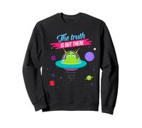 Cool Astronaut Alien, Funny Sarcastic Space Astronaut Alien Sweatshirt