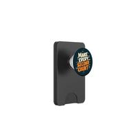 Cool avec logo « Make Every Second Count » PopSockets PopWallet pour MagSafe