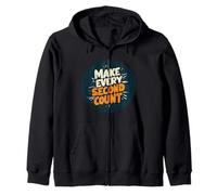 Cool avec logo « Make Every Second Count » Sweat à Capuche