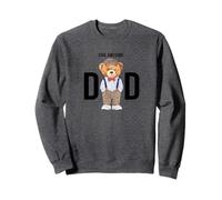 Cool Awesome Dad Teddy Bear Illustration Graphic Designs Sweatshirt