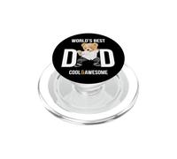 Cool Awesome World's Best Dad Ever, Dad Teddy Bear Graphic PopSockets PopGrip pour MagSafe