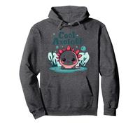 Cool Axolotl Kid Aquatic Adventure pour garçons Sweat à Capuche, Unisexe pour Adultes, Chiné Foncé, M