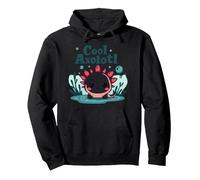 Cool Axolotl Kid Aquatic Adventure pour garçons Sweat à Capuche, Unisexe pour Adultes, Noir, XXL