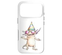 Cool Axolotl Party Hat Lunettes de Soleil Amphibian Coque pour iPhone 17 Pro