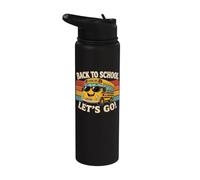 Cool Back to School Bus Ready for New Year Stainless Steel Insulated Water Bottle