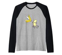 Cool Banana Funny Censuré Food Humour Graphic Art Manche Raglan