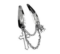 Cool Bangs Pince à cheveux avec pompon pour femmes et enfants Accessoire de coiffure pour fille