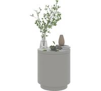 Cool Bar Table d'appoint avec plateau amovible 10 L Refroidisseur de boissons, table de bistrot petite table de terrasse pour fête, camping, gris clair Aosom