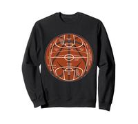 Cool Basketball Plan Illustration Graphic Design Fashion Fun Sweatshirt