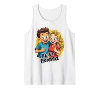Cool Best Friends Meme Amitié et Amour pour Hommes, Femmes et Enfants Débardeur