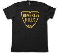 Cool Beverly Hills Housewives Mens Women T Shirt 100% Cotton - Live Large in This BEV Hills Classic Tee Manches Courtes(3X-Large)