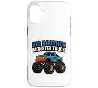 Cool Big Brother Monster Truck Family Matching Outfit Coque pour iPhone 16 Plus