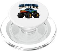 Cool Big Brother Monster Truck Family Matching Outfit PopSockets PopGrip pour MagSafe