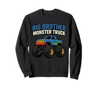Cool Big Brother Monster Truck Family Matching Outfit Sweatshirt