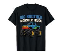 Cool Big Brother Monster Truck Family Matching Outfit T-Shirt