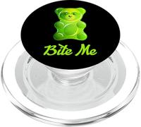 Cool Bite Me Colorful Gummy Bear Candy Illustration Graphic PopSockets PopGrip pour MagSafe