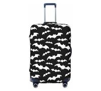 Cool Black White Bats - Housses de protection élastiques pour valises de 45 à 81 cm, Noir, Mediano