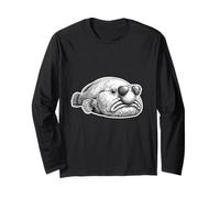 Cool Blobfish Lunettes Dessin Poisson Manche Longue