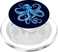 Cool Blue Octopus Sea Ocean Lover,Tentacles Octopus Lover PopSockets PopGrip pour MagSafe