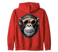 Cool Bonobo Singe portant des lunettes de soleil Art graphique Sweat à Capuche