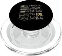 Cool Book Reader Funny Book Lover Quote Reader PopSockets PopGrip pour MagSafe