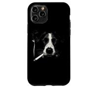 Cool Border Collie fumant Un Chien Cigarette Coque pour iPhone 11 Pro