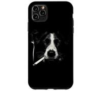 Cool Border Collie fumant Un Chien Cigarette Coque pour iPhone 11 Pro Max