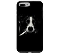 Cool Border Collie fumant Un Chien Cigarette Coque pour iPhone 7 Plus/8 Plus