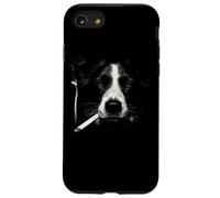 Cool Border Collie fumant Un Chien Cigarette Coque pour iPhone SE (2020) / 7/8
