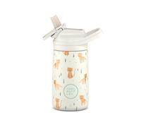 Cool Bottles - Bouteille d'eau en acier inoxydable pour enfants, bouteille isotherme pour enfants - Boissons froides pendant 36 heures et chaudes pendant 18 heures- Whisker Kittens 350ml