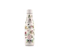 Cool Bottles Bouteille d'eau isotherme en acier inoxydable, 500 ml, boissons froides 36 heures et chaudes 18 heures, finition avec impression 3D, sans BPA