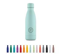 Cool Bottles - Bouteille en Acier Inoxidable - 350 ml - Pastel Sky - 23,5 x 7 cm - Bouteille Isotherme - Boissons Froides 36 Heures Boissons Chaudes 18 Heures - Triple-Cool Technology - Sans BPA