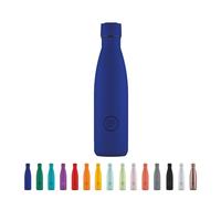 Cool Bottles - Bouteille en Acier Inoxidable - 500 ml - Vivid Blue- 26,5 x 7 cm - Bouteille Isotherme - Boissons Froides 36 Heures Boissons Chaudes 18 Heures - Triple-Cool Technology - Sans BPA