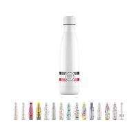 Cool Bottles Bouteille Thermique - 500 ml - Pure White - Bouteille d'Eau en Acier Inoxydable - Boissons Froides 36 Heures et Chaudes 18 Heures - Impression 3D - Sans BPA
