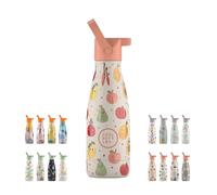 Cool Bottles - Bouteille Thermique Enfant - Bouteille d'Eau en Acier Inoxydable - 260 ml - Fruit Salad - Boissons Froides 36 Heures et Chaudes 18 Heures - Finition Peinture Gaufrée - Sans BPA