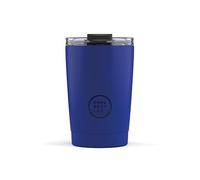 Cool Bottles - Gobelet Isotherme en Acier Inoxydable 330 ml - Tasse Thermique avec Couvercle Hermétique - Boissons froides 10h et chaudes 5h - Finition Anti-tâches - Vivid Blue